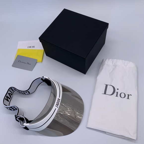 New Dior Visor DiorCLUB1 CLUB1_ECG06 MILK/GRAY - Picture 6 of 8